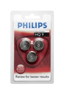 Lot De 3 Têtes De Rasage HQ8240 / HQ9 Pour Philips HQ8140, HQ9090, PT920 - Neuf