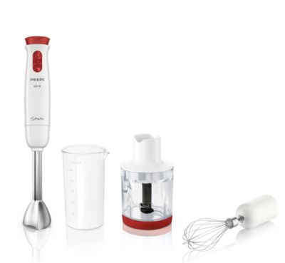 Philips Batidora de mano de 650 W con brazo de metal HR1625/00