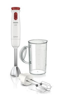 Philips Batidora de mano de 650 W con tecnología de mezclado ProMix HR1626/00