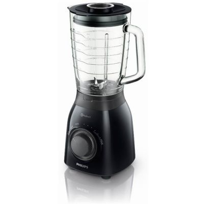 Philips Batidora de 600 W con jarra de cristal de 2 l HR2173/90
