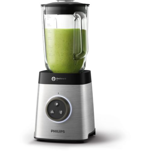 Koop 1400 W ProBlend 6 3Dblender met glazen kan van 2 liter HR3652/00
