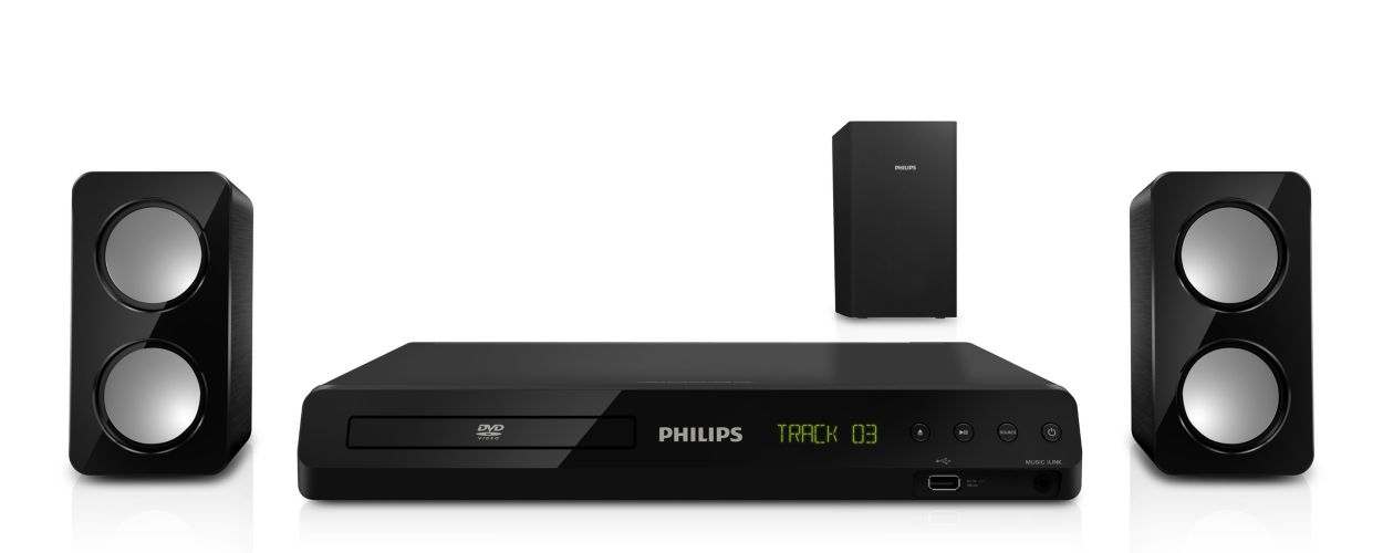 2.1, 3D Bluray, Home EntertainmentSystem HTB3260/12 Philips