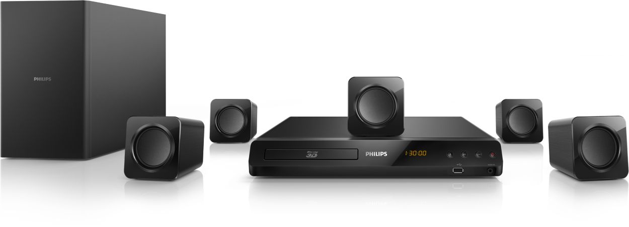 Mok Bondgenoot oor 5.1 3D Blu-ray Home theater HTB3524/F7 | Philips