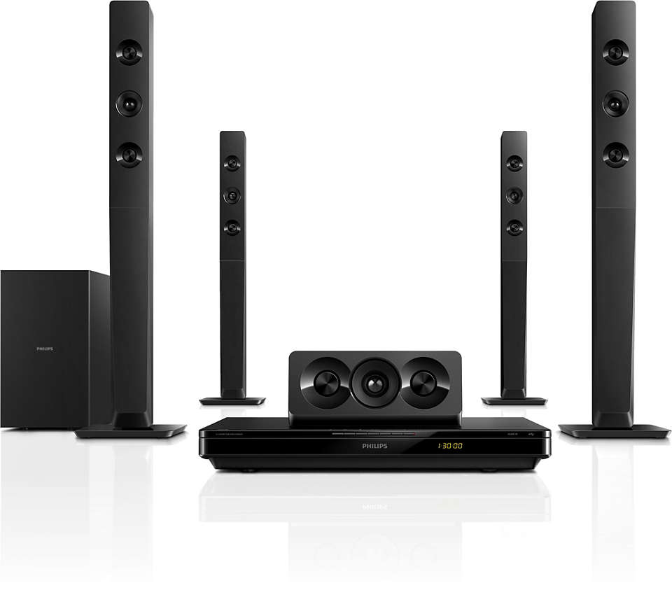 5 1 3d Blu Ray Home Theatre Htb3570 40 Philips