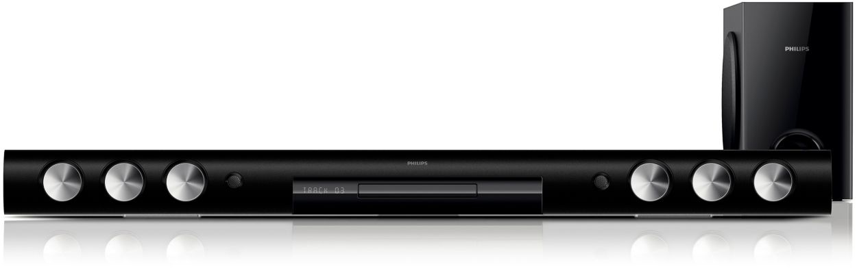 Домашний кинотеатр-саундбар с поддержкой Blu-ray HTB5151K/51 | Philips