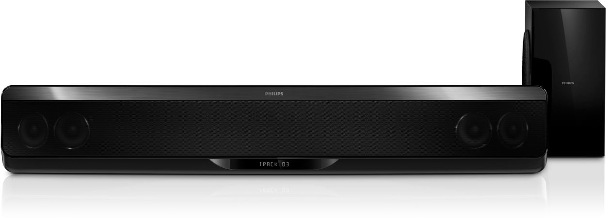 Домашний кинотеатр-саундбар с поддержкой Blu-ray HTB7150K/51 | Philips