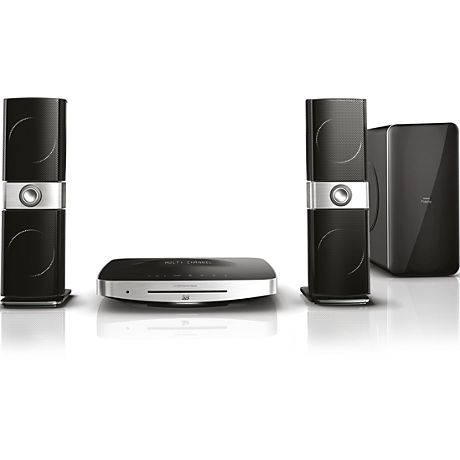 HTB9225D/12 Philips Fidelio SoundHub 2.1, 3D Blu-ray, Home Entertainment-System