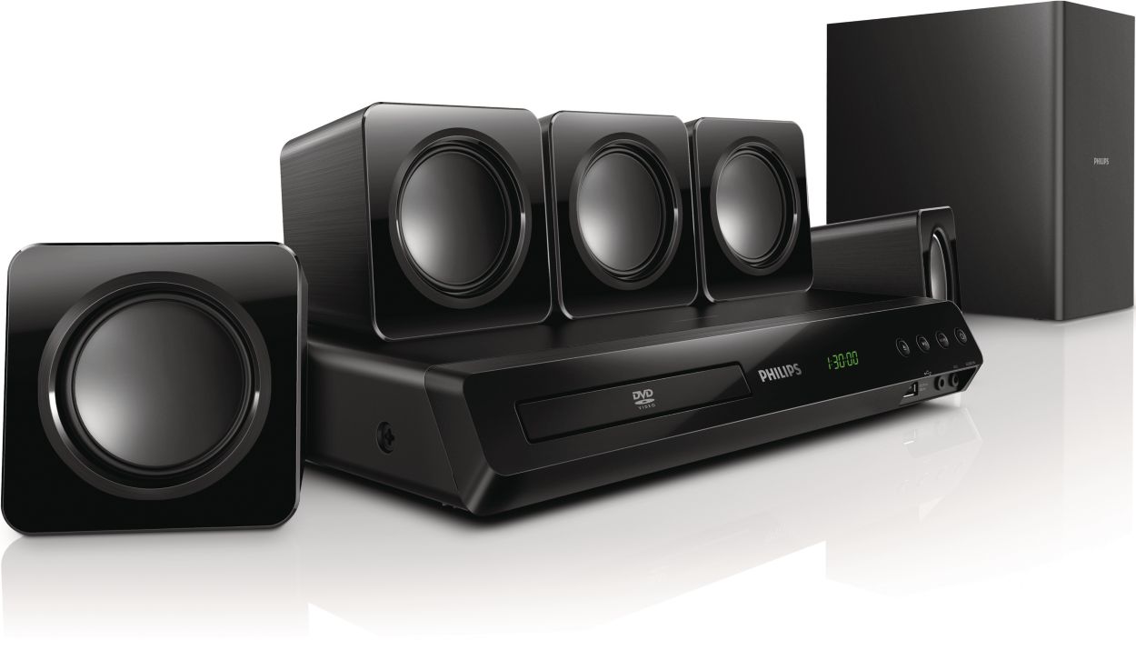 Philips home theatre 5.1 with hot sale dvd player