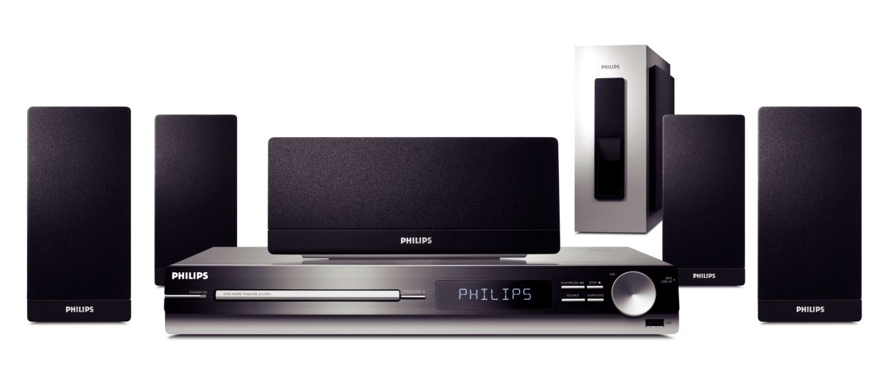 Sistema de cinema em casa DVD HTS3154/12 Philips