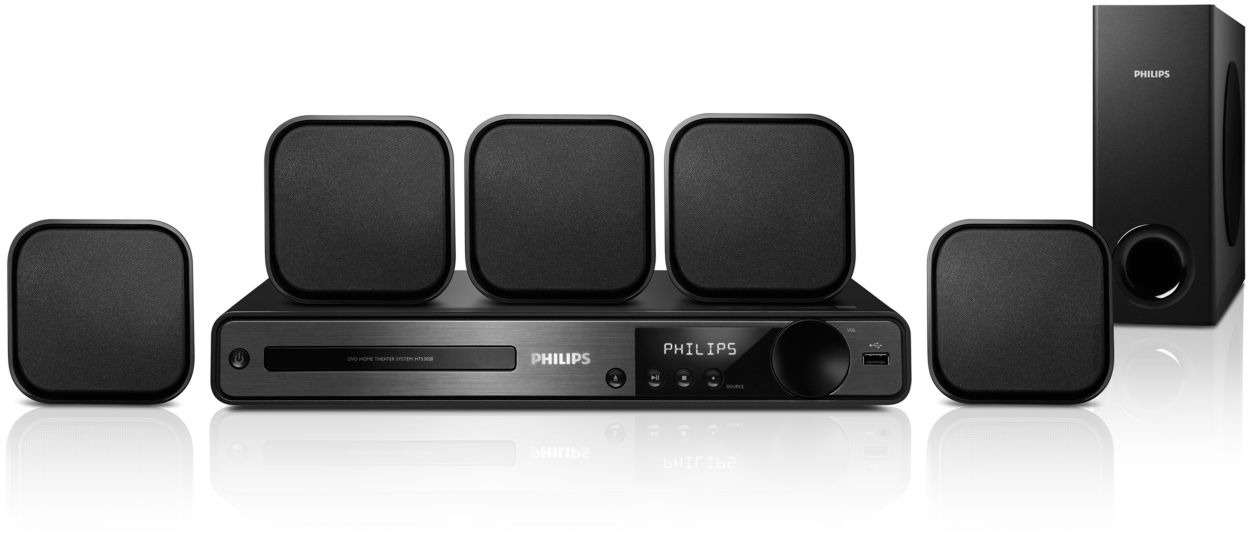 Sistema de Home Theater 5.1 HTS3181/55 Philips