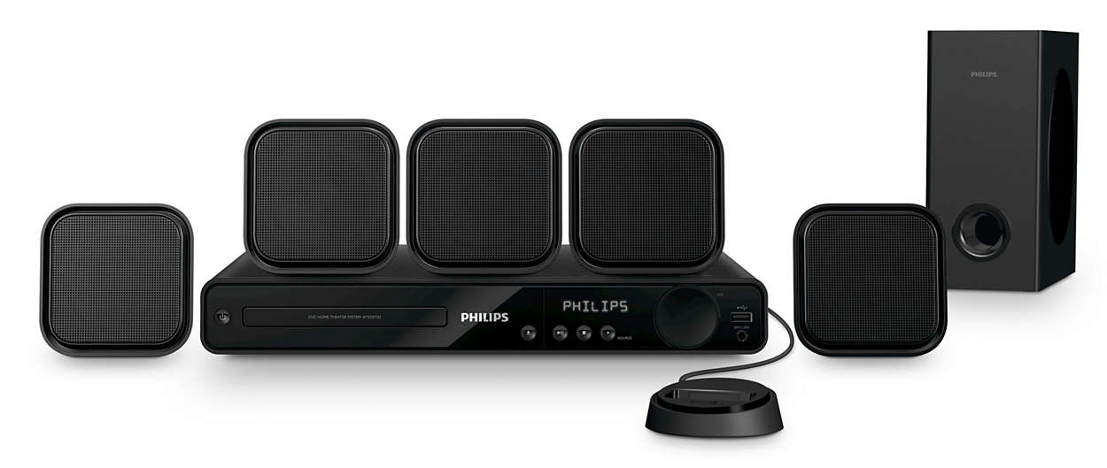 werkelijk output bewondering 5.1 Home theater HTS3371D/F7 | Philips