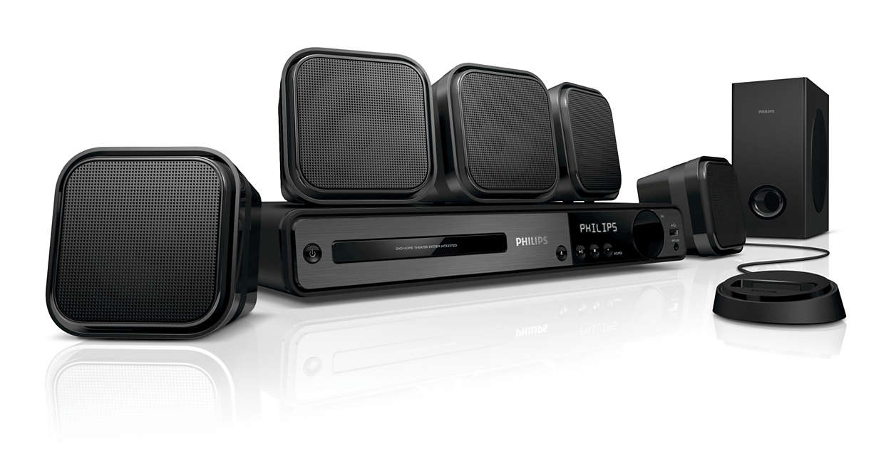 Vijf meditatie Automatisch DVD home theater system HTS3372D/F7 | Philips