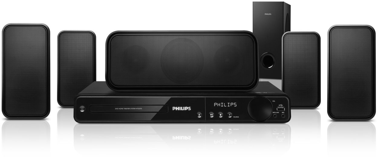 Sistema de Home Theater 5.1 HTS3375/55 Philips
