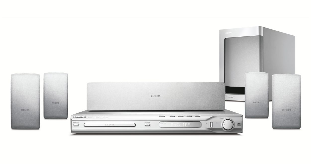 DVD home theater system HTS3440/37 Philips