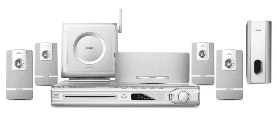 Kablosuz Ev Sinema Sistemi HTS5000W/12 Philips