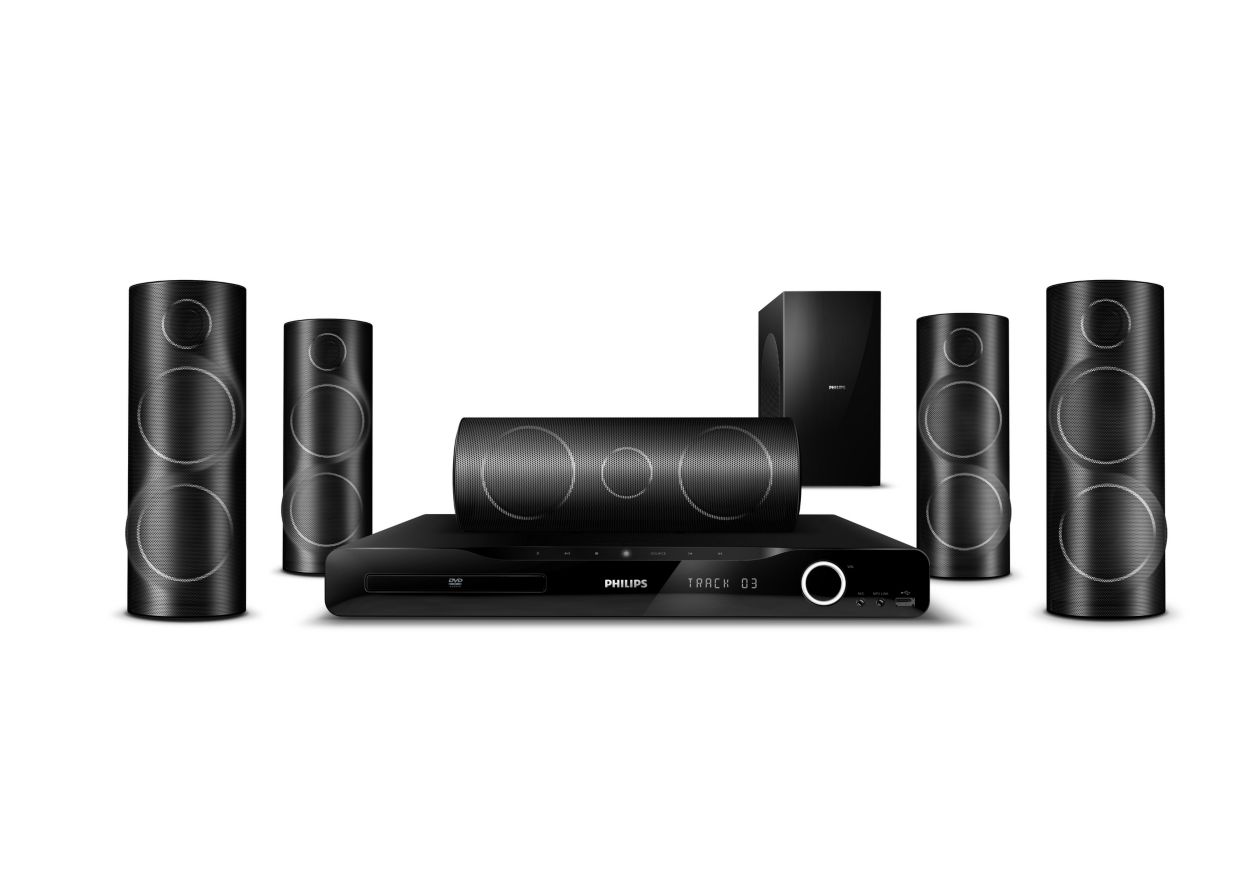 Caisson De Basse (subwoofer) Philips SW6600/12 Pour Home Cinéma - Filaire, Occasion
