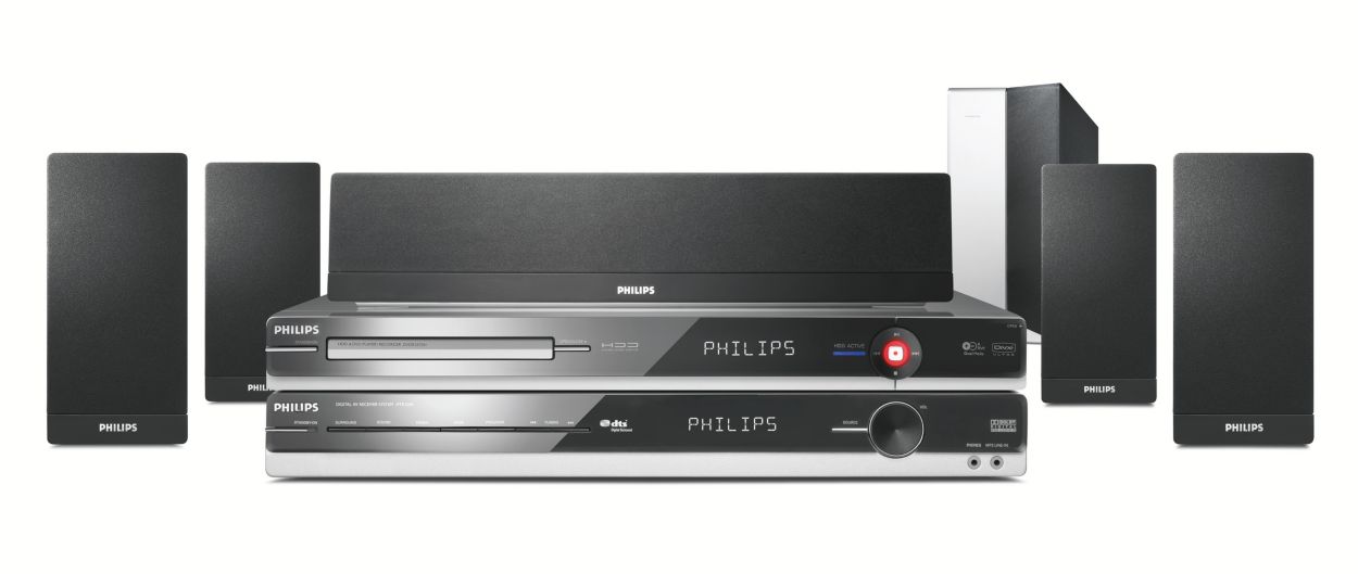 Home Entertainment m. HDD/DVDRecorder HTS5710H/31 Philips