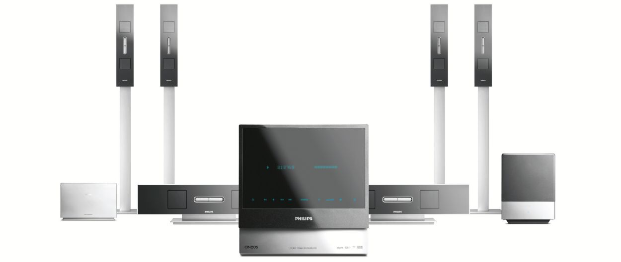 Dvd Sacd Home Theater System Hts9800w 55 Philips