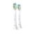Sonicare W2 Optimal White 2-pack interchangeable sonic toothbrush heads