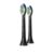 Sonicare W2 Optimal White 2x Soniska tandborsthuvuden - Svart