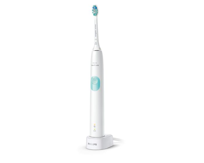 electric sensor toothbrush pressure ProtectiveClean electric Sonic HX6807/06 4300 toothbrush