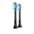 Sonicare C3 Premium Plaque Defence 2x Testine nere per spazzolino sonico