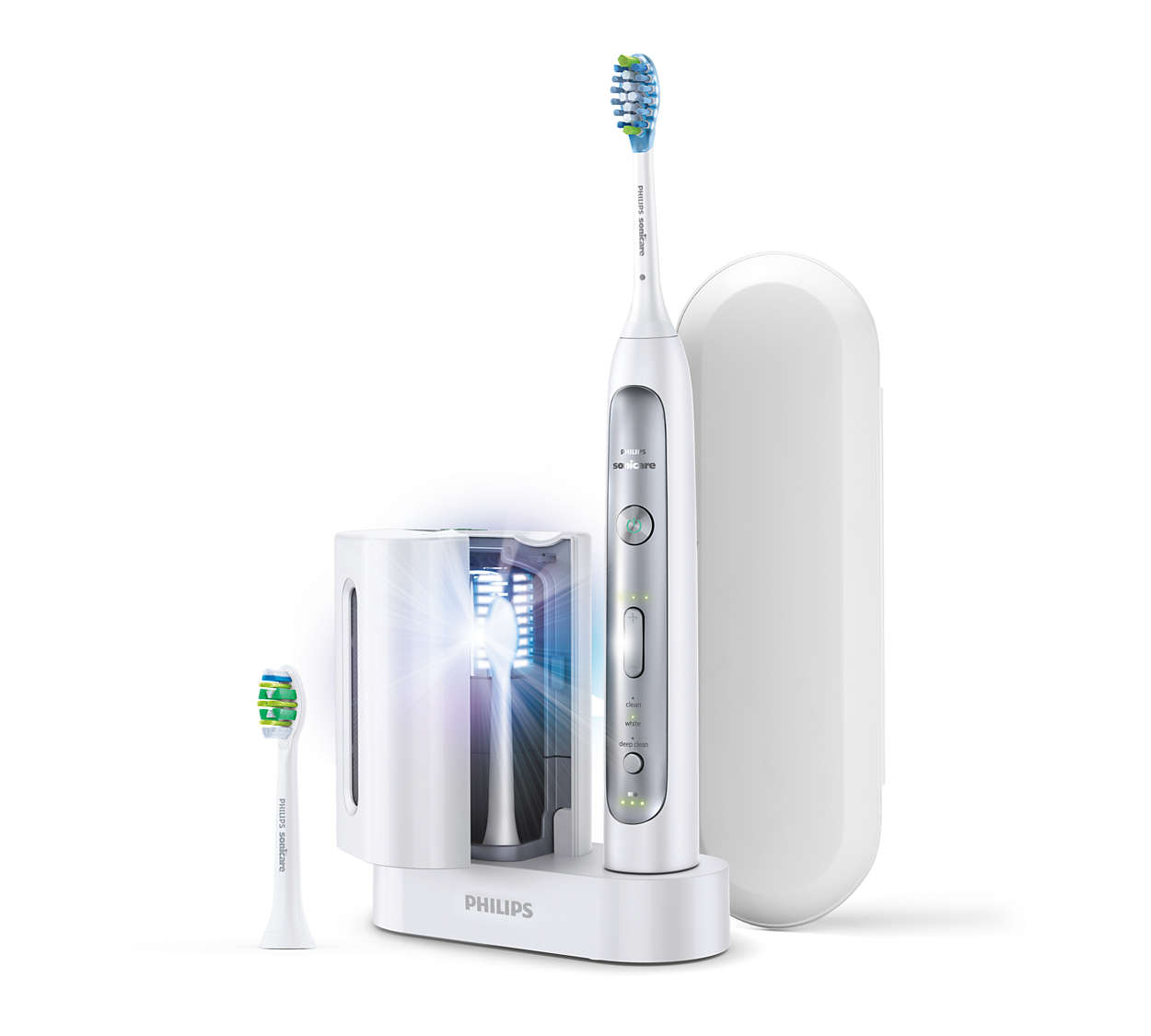 FlexCare Platinum Sonic electric toothbrush Dispense