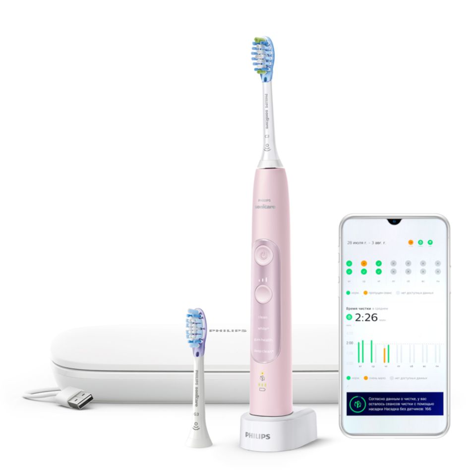 Электрическая зубная щетка Philips Sonicare ExpertClean HX9661/02 с .