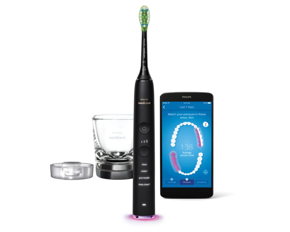 DiamondClean Smart Sonic electric toothbrush with app HX9901/14 | Sonicare