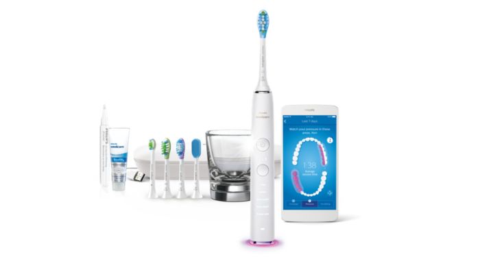 DiamondClean Smart Sonic electric toothbrush with app HX9945/01
