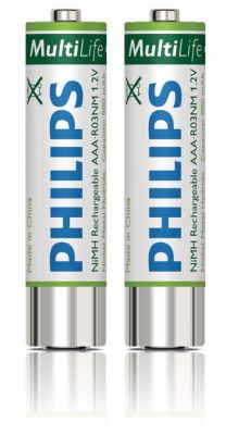 aaa rechargeable battery for philips trimmer