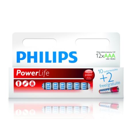 LR03P12P/10  PowerLife LR03P12P Battery