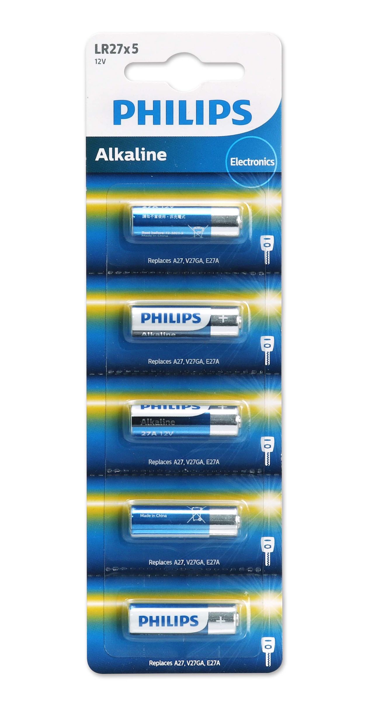 afvoer Kluisje Zelden Minicells Battery LR27P5B/97 | Philips