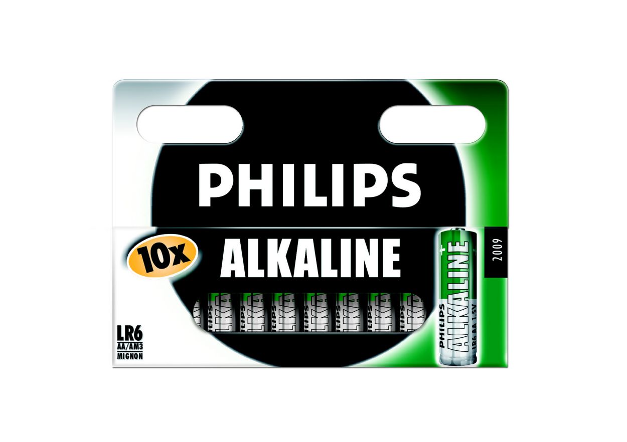 Pilas Alcalinas Philips AA LR06 1,5 V