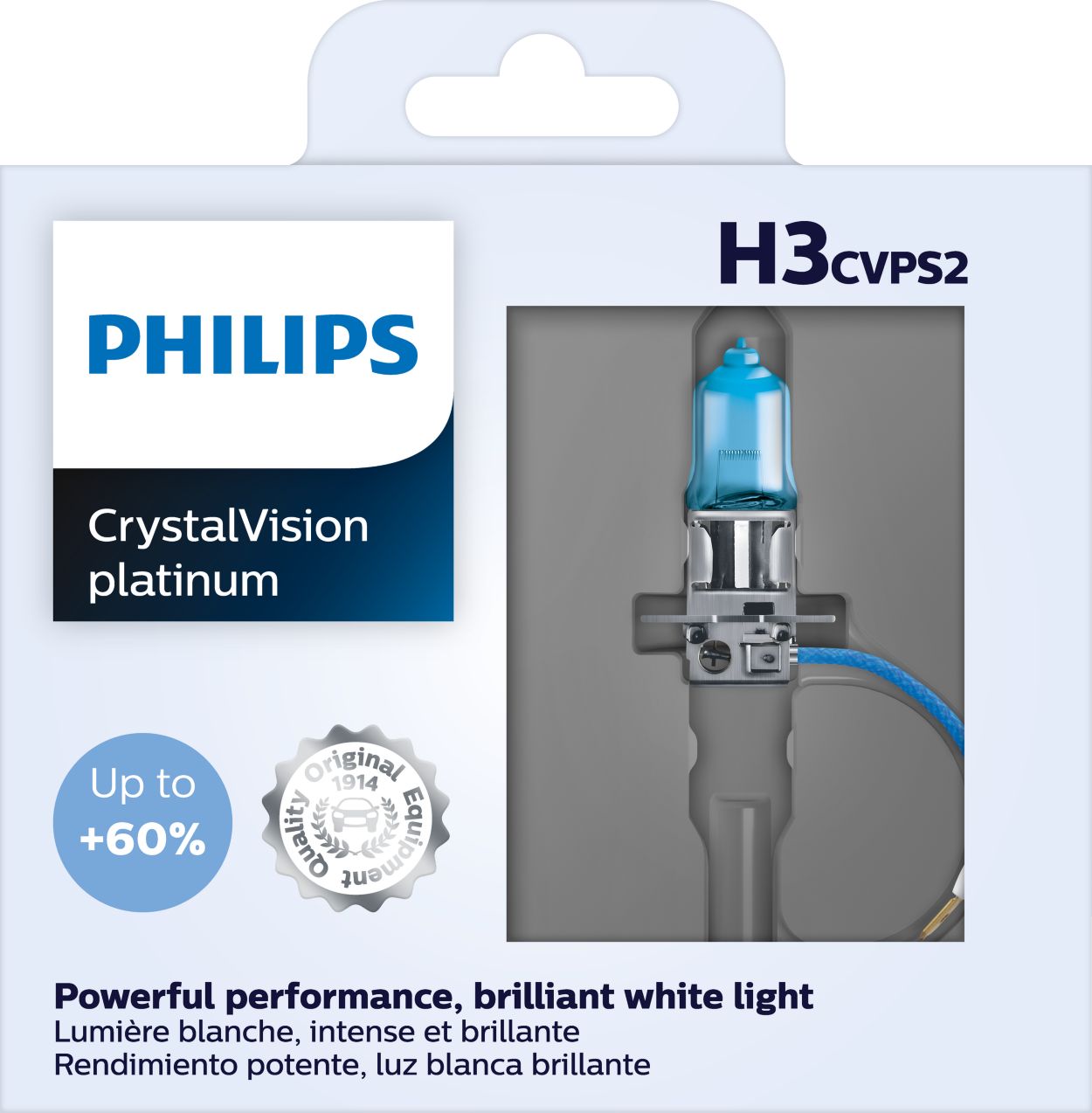 CrystalVision platinum Car headlight bulb LUM12336CVPS2 Philips