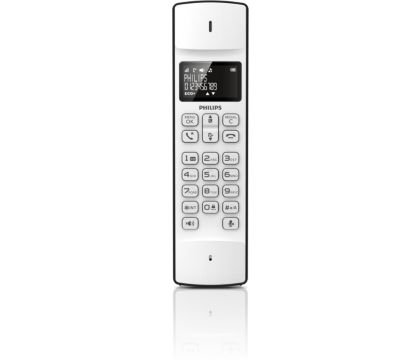 Philips Linea Lux - Téléphone fixe sans fil, design fin & compact