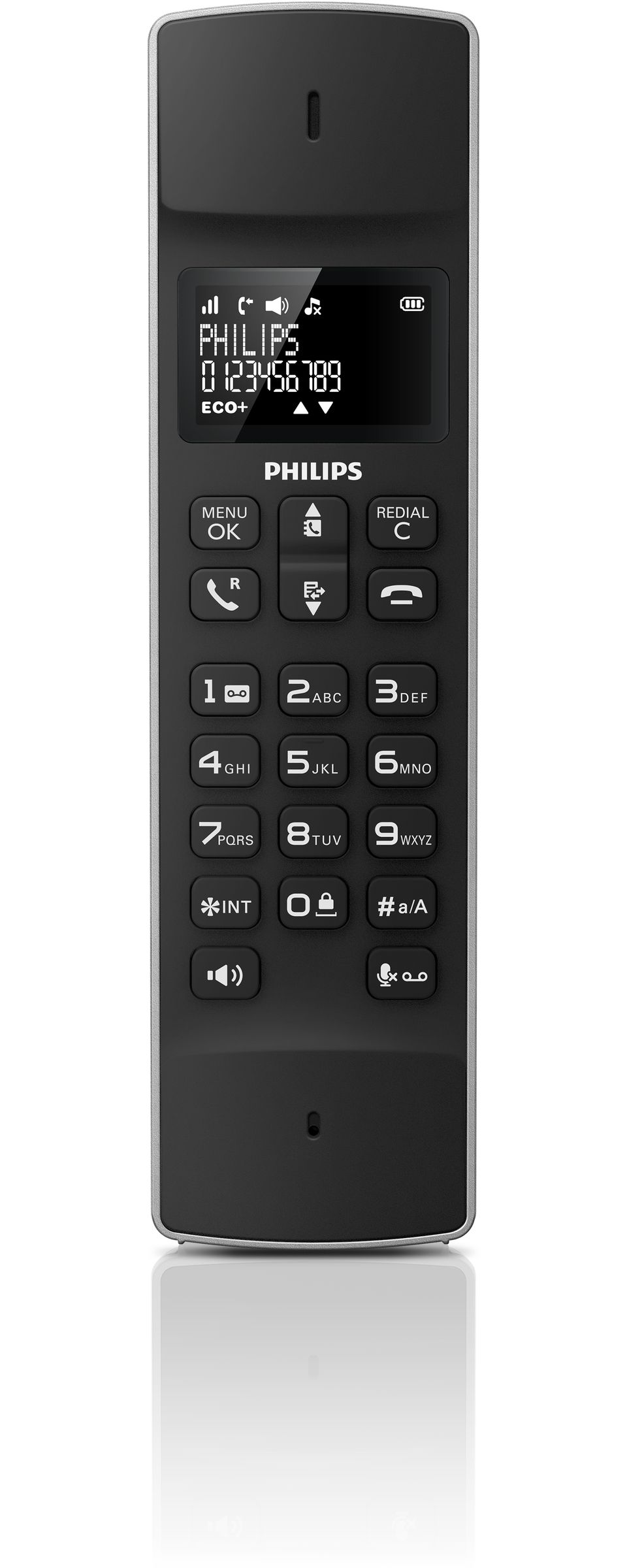 Philips Linea M3352B/FR Duo 2 Téléphones Fixe sans Fil Vertical avec  Répondeur, Haut-parleur, Son HQ, Compatible Toutes Box FR, Noir :  : High-Tech