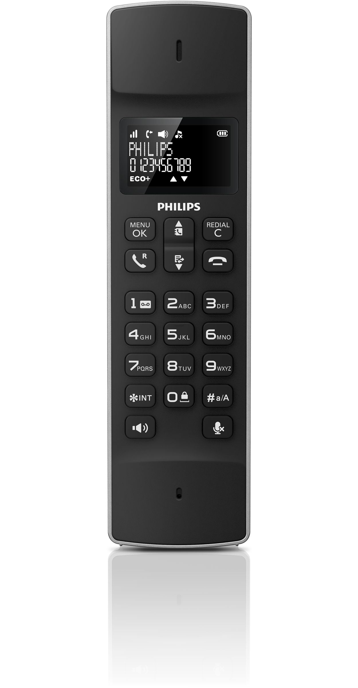 PHILIPS Téléphone fixe D4501B sans fil numérique pas cher 