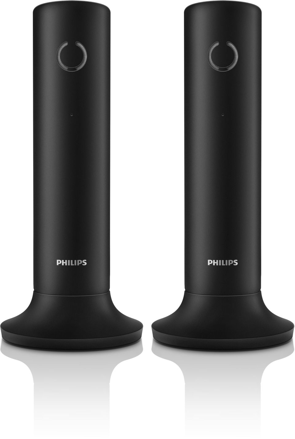 Téléphone fixe sans fil Philips Design Linea M4501 Noir - Téléphone sans fil