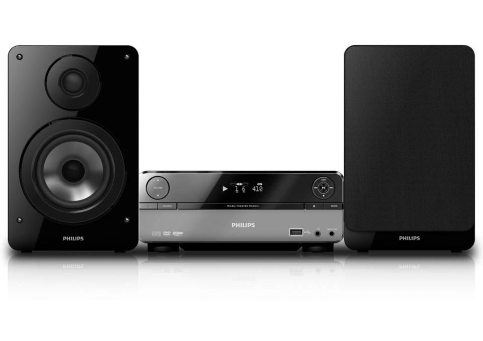 Component DVD micro system MCD122/12 Philips