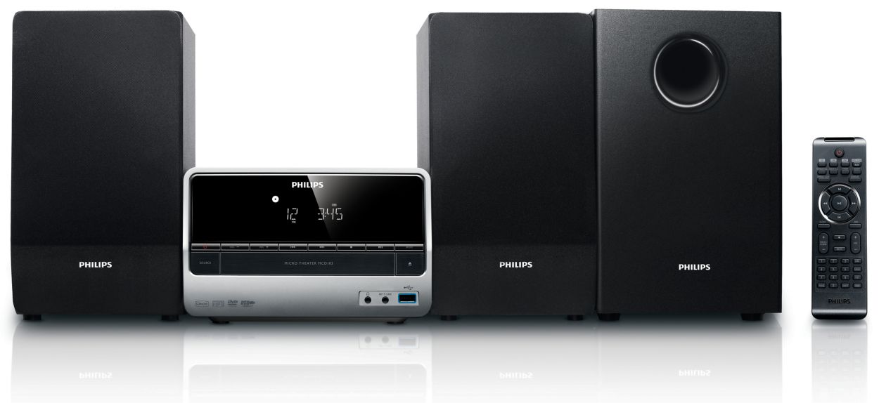dvd 微型影院 mcd183/98 | philips -飞利浦