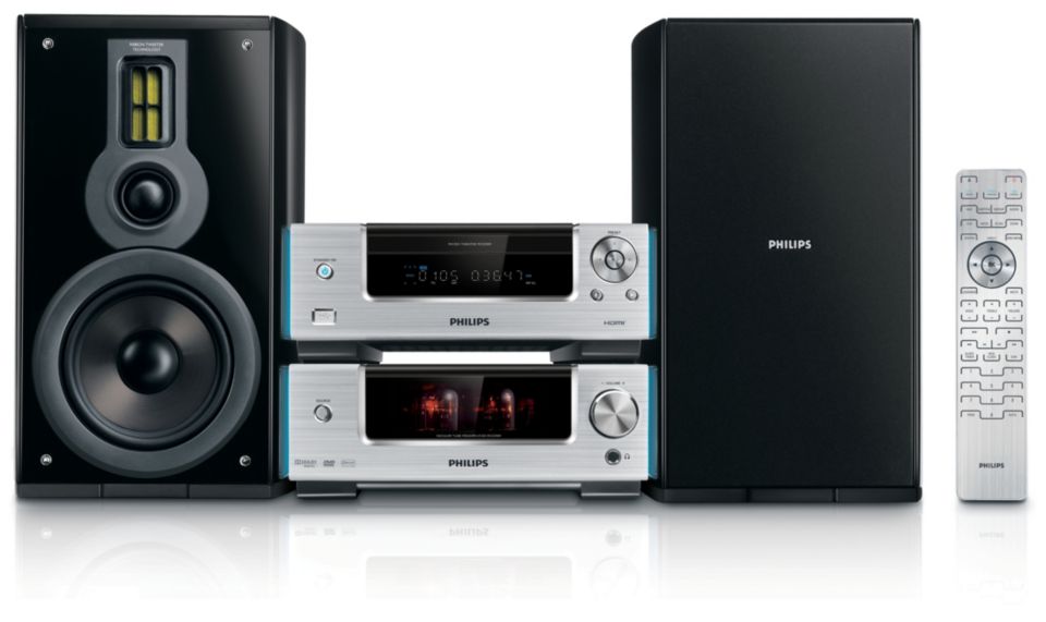 Heritage Audio Miniwieża hifi z odtwarzaniem DVD MCD909/12 Philips