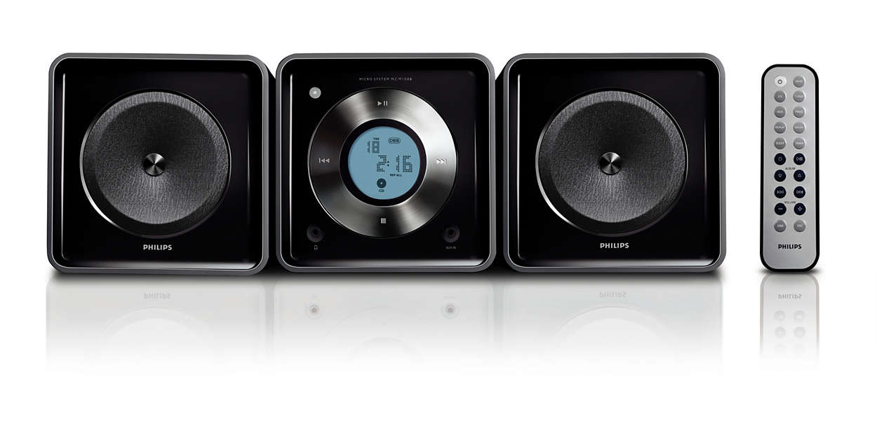Compact audio system to match your lifestyle