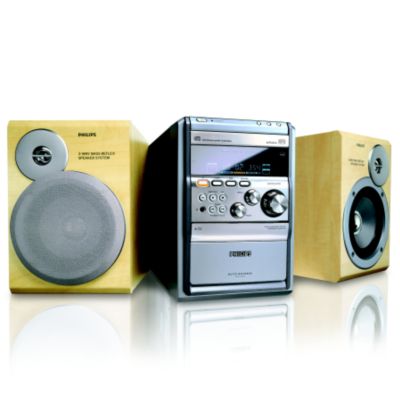 philips 2 way bass reflex speaker system
