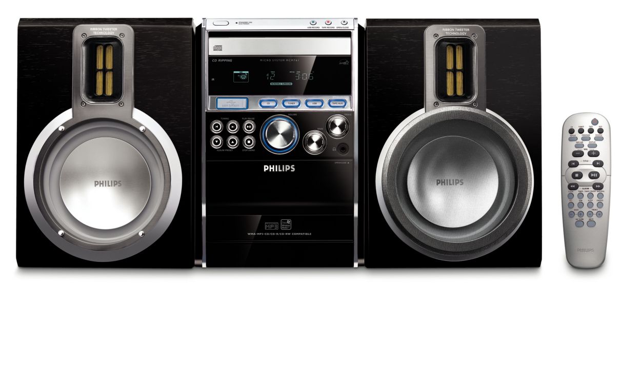Классическая микросистема Hi-Fi MCM761/12 | Philips