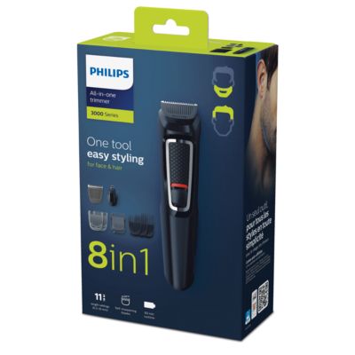 philips 8 in 1 face & hair multi groomer