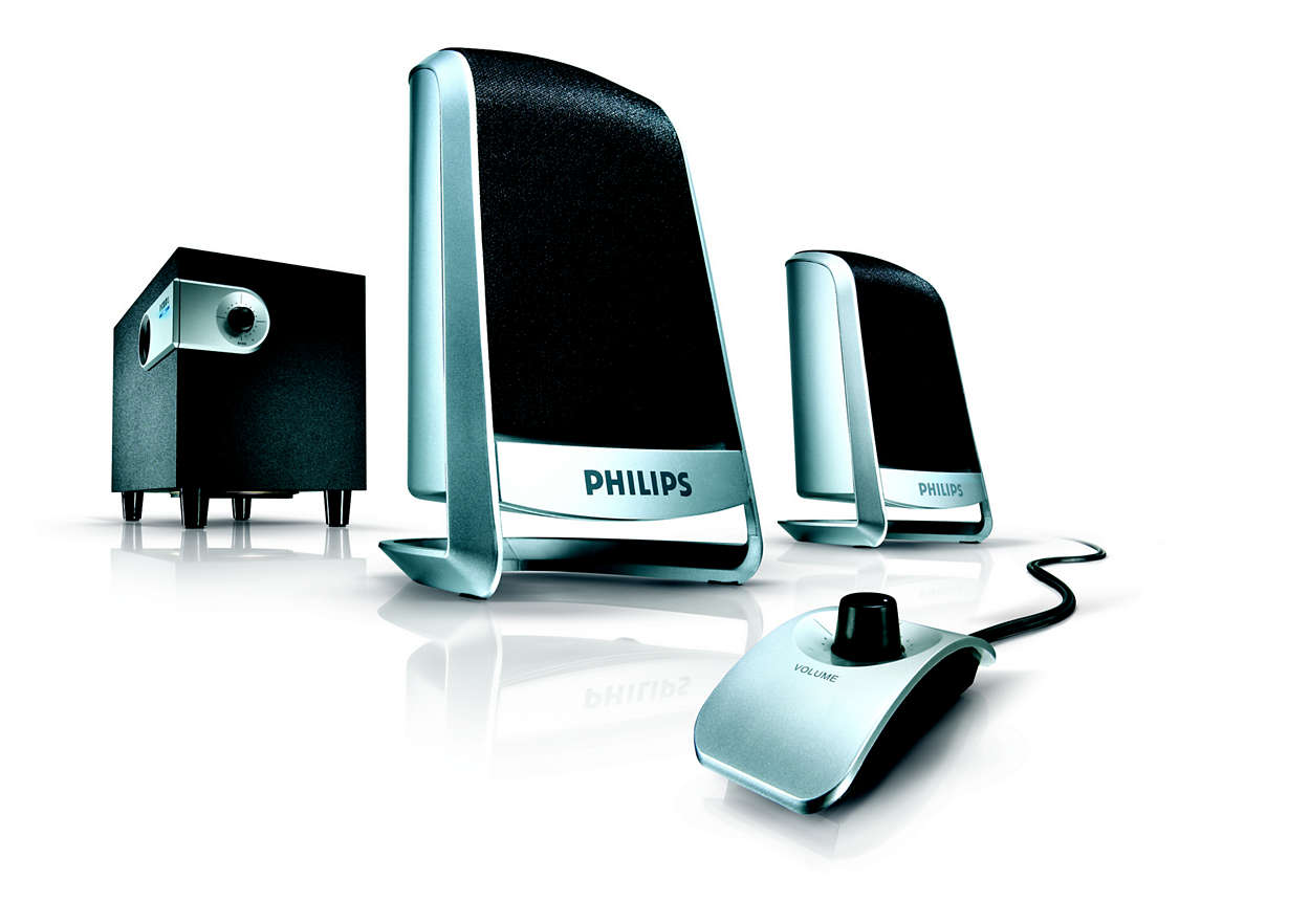 Metal linje prinsesse fordøje Multimedia Speakers 2.1 MMS171/17 | Philips