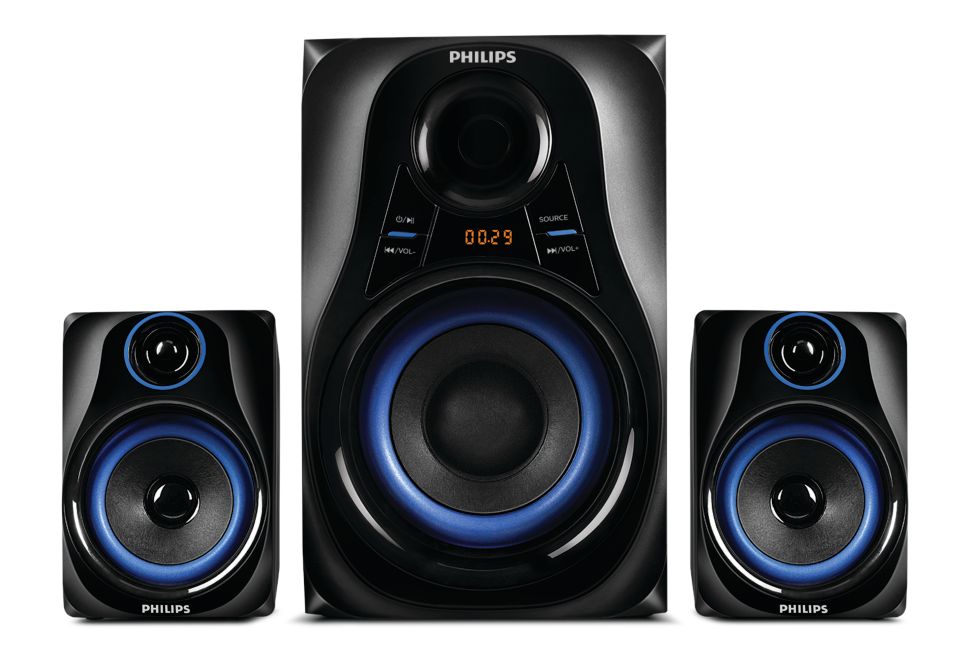Multimedia Speakers 2.1 MMS2580B/94 Philips
