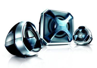 philips 2.1 multimedia speaker system