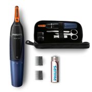 Nosetrimmer series 5000 Tondeuse nez-oreilles confortable et kit de manucure
